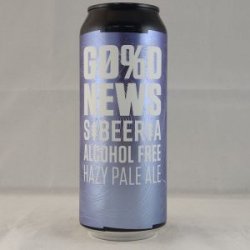 Pale Ale Hazy Good News: Hazy Pale Ale  0,5%  Alcoholvrij - Gedeelde Vreugde