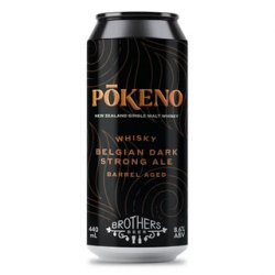 Brothers Beer Pokeno Belgian Dark Ale 440ml - The Beer Cellar