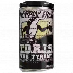 Hoppin' Frog Brewery - T.O.R.I.S. The Tyrant - Left Field Beer