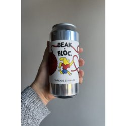 The Beak Brewery Threads 2 Beak x FLOC. IPA - Heaton Hops