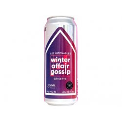 ZichovecLes Intenables - 10°Winter Affair Gossip: Les Intenables 0,5l plech 4,8% alc. - Beer Butik