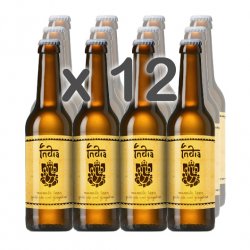 CAIXA x 12 - INDIA (PALE ALE AMB GINGEBRE) 33cl.  cervesa-cornelia - Cervesa Cornèlia