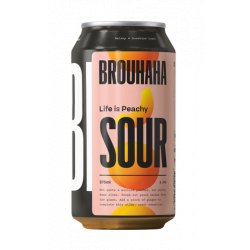 Brouhaha Brewing Life Is Peachy Peach Sour 375mL - The Hamilton Beer & Wine Co