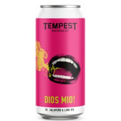 Tempest Brewing Co, Dios Mio Lime Jalapeño IPA, 440ml Can - The Fine Wine Company