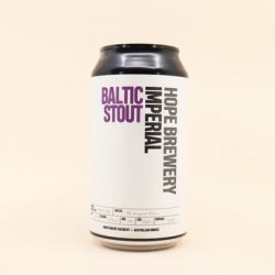 Hope Brewery Imperial Baltic Stout