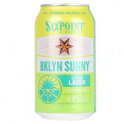 Sixpoint Bklyn Sunny Citrus Lager - CraftShack