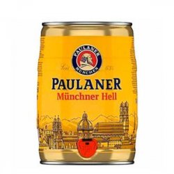 Barrilete cerveja alemã Paulaner Munchner Hell 5L - CervejaBox