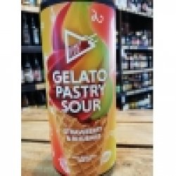 Funky Fluid Gelato: Strawberry & Rhubarb