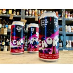 State of Kind x Azvex  Chonky  Strawberry, Raspberry & Redcurrant Cheesecake Smoothie Sour - Wee Beer Shop