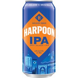 HARPOON IPA (LATA) 16 OZ - Cebada Malteada