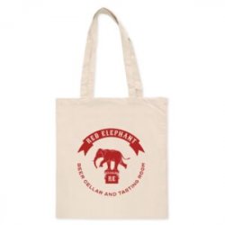 Red Elephant Tote Bag - Red Elephant