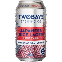 TWØBAYS Japanese Rice Lager TWØBAYS Japanese Rice Lager