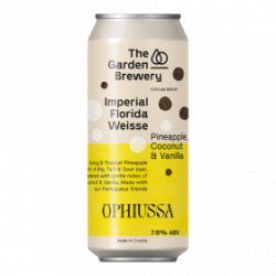 The Garden The Garden  Opphiusa - Imperial Florida Weisse: Pineapple, Coconut & Vanilla - 7% - 44cl - Can - La Mise en Bière