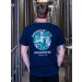 Moonwake UNISEX LEITH HELLES T-SHIRT (NAVY) 
