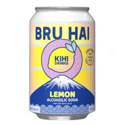 Urbanaut Brewing Kihi Bru Hai Lemon Alcoholic Soda Urbanaut Brewing Kihi Bru Hai Lemon Alcoholic Soda