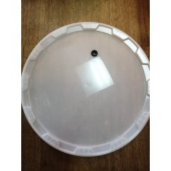 Fermentation Bin Lid  - Hole and Grommet - 30 Litre - waterintobeer