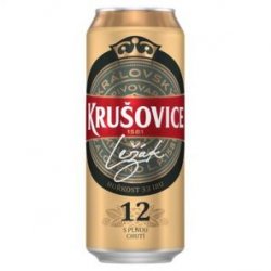 Krušovice 12° pivo ležák světlý 0,5l - Nápoje Šípek