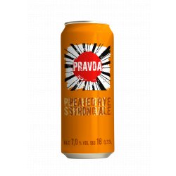 Pravda Brewery Peated Rye Strong Ale