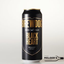 BrewDog  Black Heart Nitro Stout 44cl Blik - Melgers