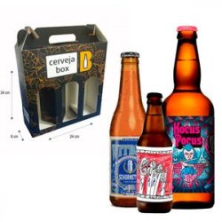 Kit 3 s Estilos Belgas + Caixa Presenteável - CervejaBox