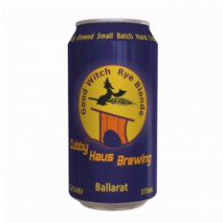 Cubby Haus Brewing Pty Ltd Good Witch Rye Blonde - Only Craft Beer