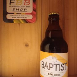 Baptist blond - Famous Belgian Beer