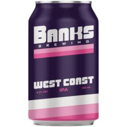 Banks Brewing WEST COAST IPA Banks Brewing WEST COAST IPA