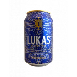 Thornbridge - Lukas Helles Lager Gluten Free 33 cl - Bieronomy