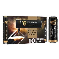 Guinness Nitro Surge 10 Pack 558ml Can - Molloys