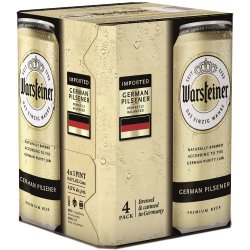 Warsteiner 500ml can 4 pack - Molloys