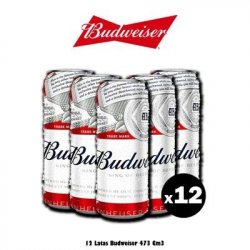 12 Budweiser Lata 473Cm3 - Almacén de Cervezas