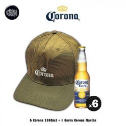 Gorra Corona + 6 Corona 330Cm3 - Almacén de Cervezas