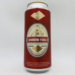 Single Hill Shinrin-Yoku Japanese Rice Lager Can - Bottleworks