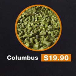 Lúpulo Columbus (Dual) 15.00% AA - La Orden de la Cerveza