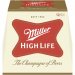 MILLER HIGH LIFE 12 PACK  144 FL 