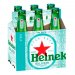HEINEKEN SILVER LAGER BOTTLE 6 PACK  72 FL 