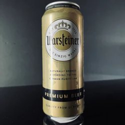 Warsteiner Premium Pilsener / German Pilsener