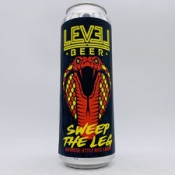 Level Sweep The Leg Rice Lager Can - Bottleworks