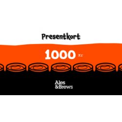 Presentkort 1 000 Kr - Ales & Brews