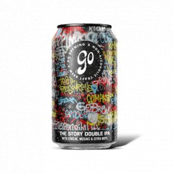 GO Brewing – The Story Double IPA - Non-Alcoholic IPA – 12oz - Proofnomore