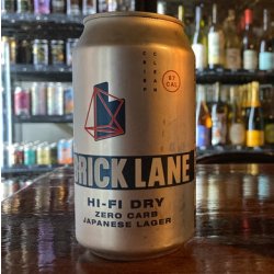 Brick Lane Hi-Fi Dry Zero Carb Japanese Lager - Otter’s Promise