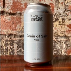 Slow Lane Grain Of Salt Gose - Otter’s Promise