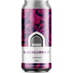 Vault City Blackcurrant Session Sour Sour   - Quality Drops Craft Beer