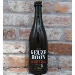 Oude Geuze Boon Black Label Edition N. 5 - 75 CL - Gerijptebieren.nl