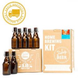 Kit cerveza artesanal + 12 Botellas Flip Top - Family Beer