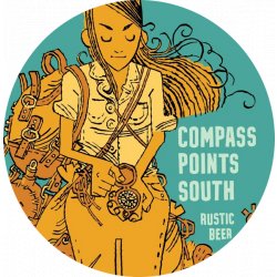 Burning Sky - Compass Points South - 5.5% Mixed Culture Beer with Elderflower & Gooseberry - 440ml Can - The Triangle