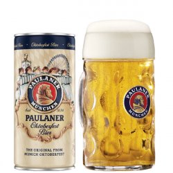 Pack Paulaner Oktoberfest 1 Litro + Vaso Shop 1 Litro - Cervezas del Mundo