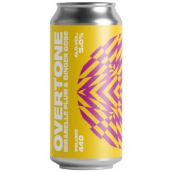 Overtone Mirabelle Plum & Ginger Gose Sour 440ml (5%) - Indiebeer