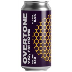 Overtone Vic, I‘m Home Honey DIPA 440ml (8.5%) - Indiebeer