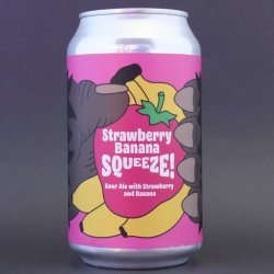 Prairie - Squeeze: Strawberry Banana - 5% (355ml) - Ghost Whale